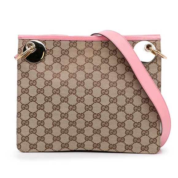 Gucci GG Monogram Eclipse Crossbody Messenger Bag - Picture 1 of 17